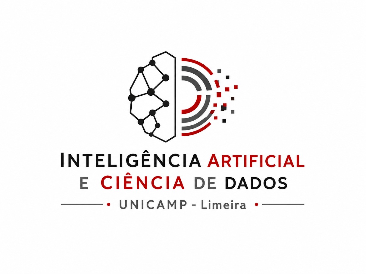 Identidade visual do curso de Inteligência Artificial e Ciência de Dados da Unicamp Limeira